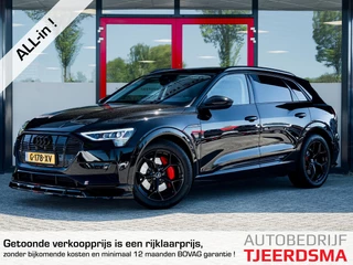Audi e-tron e-tron 50 quattro Launch edition plus 71 kWh | Nieuwe Elektromotor | ABT | Origineel Nederlands | Lederen Bekleding | Schuif/ Kantel Panorama Dak | Black Optic | Rode Klauwen | Stoelverwarming | Navigatie |