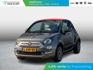 Fiat 500C 1.2 Star Fiat 500 1.2 Lounge l Rosso Cabriodak l Automaat