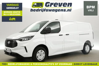 Ford Transit Custom L2H1 Trend | NIEUW | BPM Vrij | 170PK Automaat Airco Carplay 2xSchuifdeur Cruise Navi Virtual PDC 3 Persoons