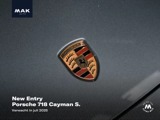 Hoofdafbeelding Porsche 718 Porsche 718 Cayman S 2.5, 20", Bose, PDLS, PASM, leder, camera, memory, sportchrono