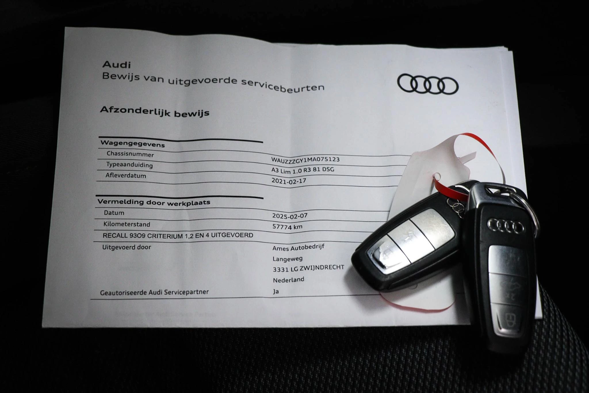 Hoofdafbeelding Audi A3