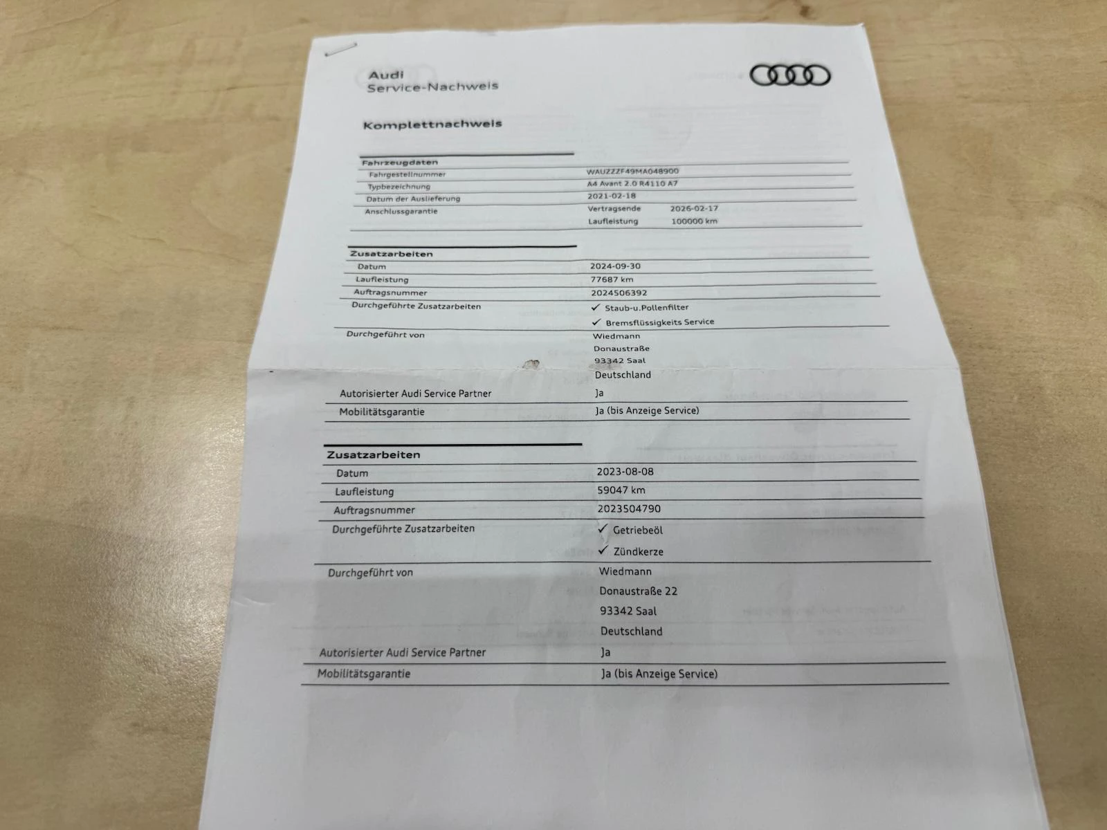 Hoofdafbeelding Audi A4