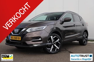 Nissan Qashqai 1.2 Tekna + Automaat Trekhaak Bose Panoramadak Keyless 18 inch Navigatie 360 Camera Climate Cruise Control Stoelverwarming