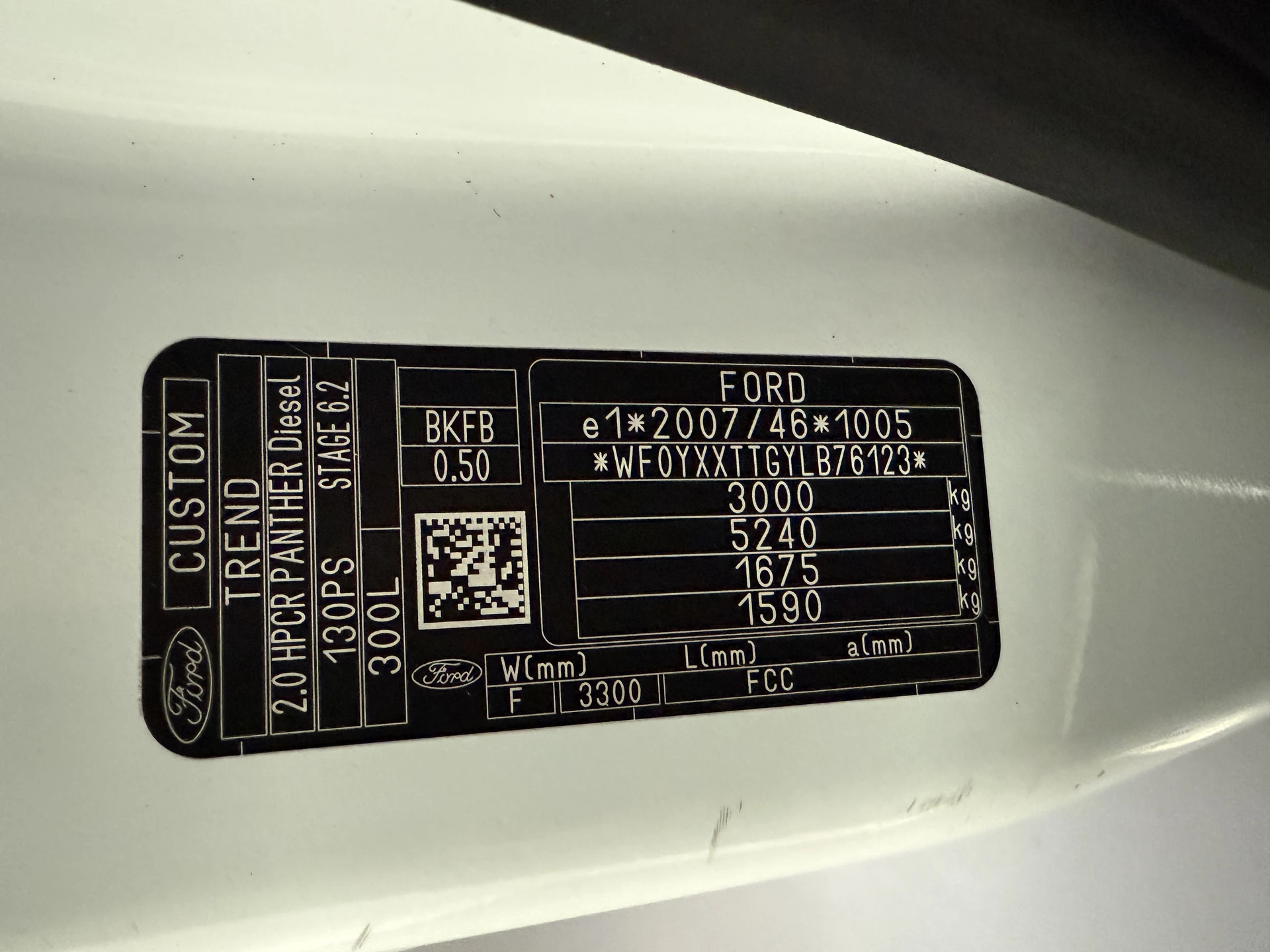 Hoofdafbeelding Ford Transit Custom