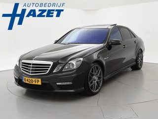 Hoofdafbeelding Mercedes-Benz E-Klasse Mercedes-Benz E-klasse AMG 63 5.5 V8 BI-TURBO 525 PK SEDAN + PANORAMA | DISTRONIC | 20 INCH | DESIGNO LEDER | STOELVENTILATIE