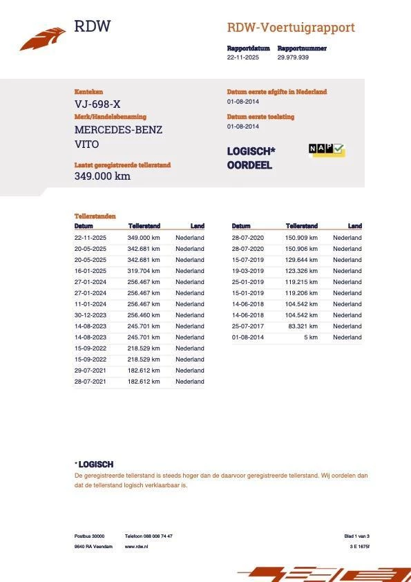 Hoofdafbeelding Mercedes-Benz Vito