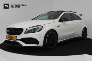 Mercedes-Benz A-klasse AMG 45 4MATIC (PANORAMADAK, AERO PAKKET, STOELVERWARMING, ACHTERUITRIJCAMERA, GOED ONDERHOUDEN)
