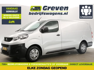 Peugeot Expert 2.0 BlueHDI L3H1 Airco Cruise Parkeersensoren Trekhaak 3 Persoons Elektrpakket 