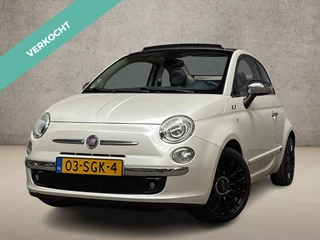 Fiat 500C 1.2 Lounge Automaat (PARELMOER, CLIMATE, LEDER, XENON, PARKEERSENSOREN, SPORTSTOELEN, ELEK RAMEN, LM VELGEN, NIEUWE APK, NIEUWSTAAT)