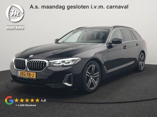 BMW 5 Serie Touring 530e Luxury Line Plug In Hybrid 293pk Dealer O.H PHEV | Trekhaak Af Fabriek | Camera | Comfortstoelen Memory & Verwarmd | Cruise Control | Apple Carplay | Navigatie | Virtual | DAB | 18" L.M | BMW LED |