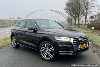 Audi Q5 2.0 TFSI quattro S-line|Stoelverw |Trekhaak|Clima|