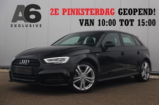 Audi A3 Sportback 35 TFSI CoD S-Line Sport 150PK Automaat Virtual Cockpit Half Leder Stoelverwarming Navigatie Carplay Android 18 inch LMV Full LED Parkeersensor Clima Cruise
