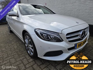 Mercedes C350e | Diamantwit | Distronic+ | 360° | Luchtvering