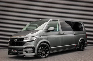 Volkswagen Transporter 2.0 TDI L2H1 150PK BULLI DC DUBBEL CABINE / LEIGHTONVANS BODYKIT / FULL OPTINS / LEDER / FULL BLACK / APPLE