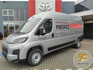 Hoofdafbeelding Toyota ProAce Toyota PROACE MAX ELECTRIC 3.5t L3H2 Navigator Heavy 110KWH CAMERAFUNCTIE BINNENSPIEGEL KEYLESS AD-CRUISE APPLE/ANDROID PARK-SENSOREN BLUETOOTH STOELVERW