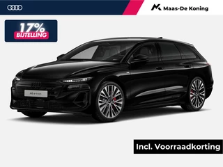 Hoofdafbeelding Audi A6 Avant e-tron Audi A6 Avant e-tron S edition e-tron 100kWh 270 kW / 367 PK Avant Elek · Tech pro · Panorama-glasdak · Sportstoel plus leder zwart · Stoelmassage + ventilatie