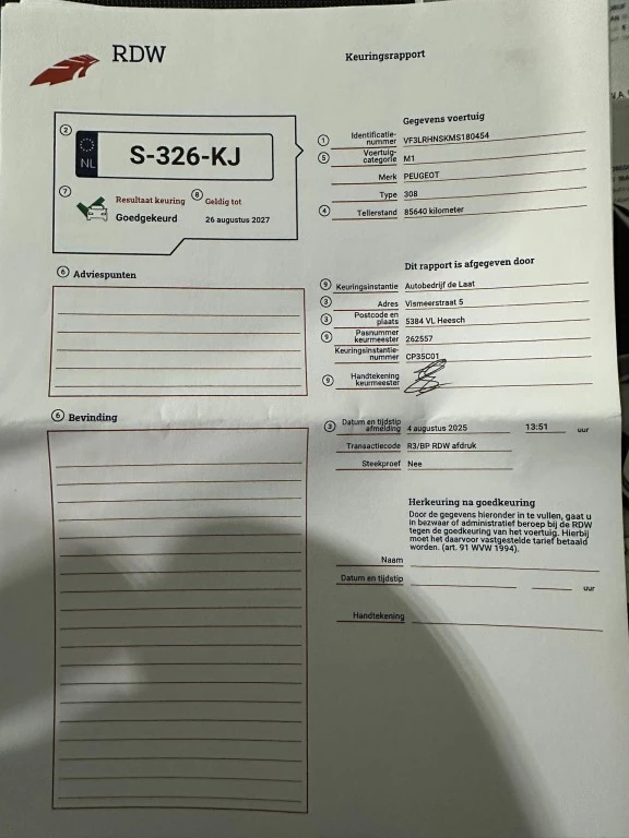 Hoofdafbeelding Peugeot 308