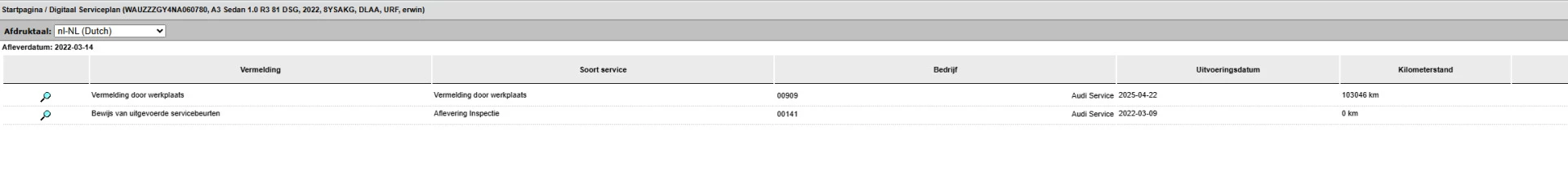 Hoofdafbeelding Audi A3