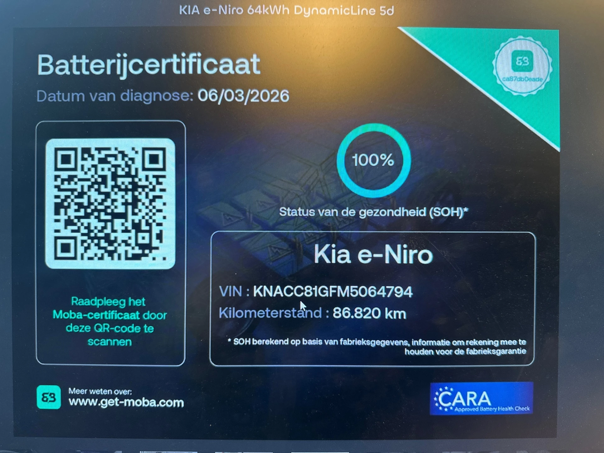 Hoofdafbeelding Kia e-Niro