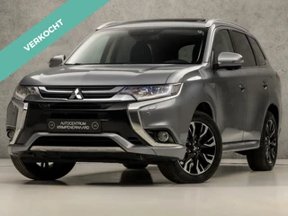 Mitsubishi Outlander 2.0 PHEV Deluxe 240Pk Automaat (SCHUIFDAK, NAVIGATIE, STUUR/STOELVERWARMING, LEDER, 360 CAMERA, ADAPTIVE CRUISE, GETINT GLAS, NIEUWSTAAT)