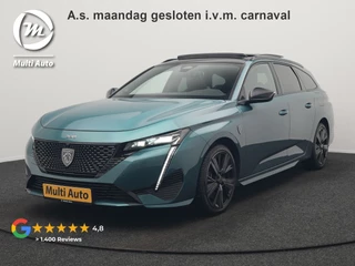 Peugeot 308 SW 1.6 Plug In Hybrid GT Pack Business 225pk Dealer O.H. PHEV | Panodak | Adaptive Cruise | 360 Camera | Lederen Sportstoelen Massage & Memory | Focal Sound | Stoelen & Stuur Verwarmd | Sfeerverlichting | Apple Carplay | Keyless | Navigatie | DAB |
