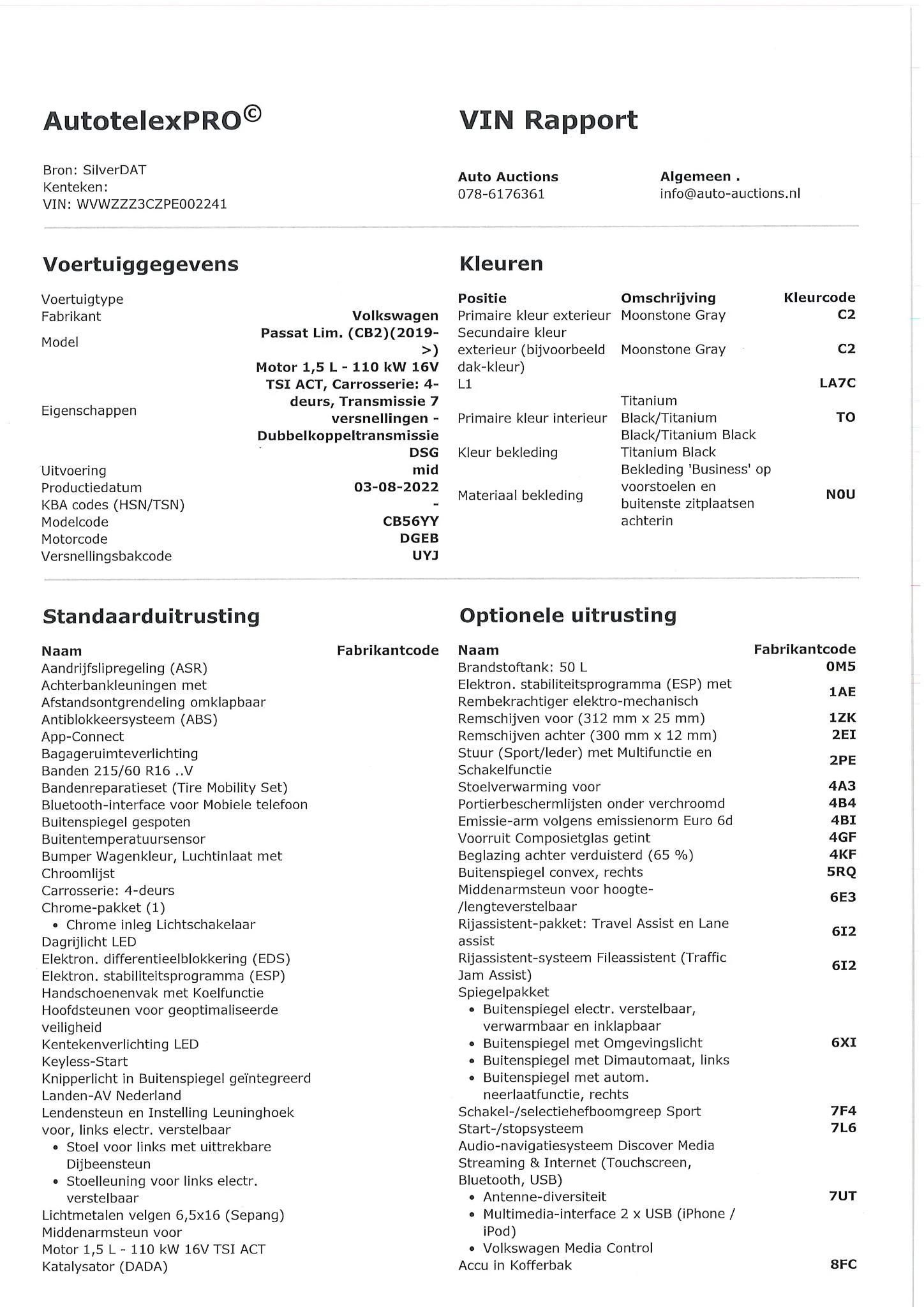 Hoofdafbeelding Volkswagen Passat