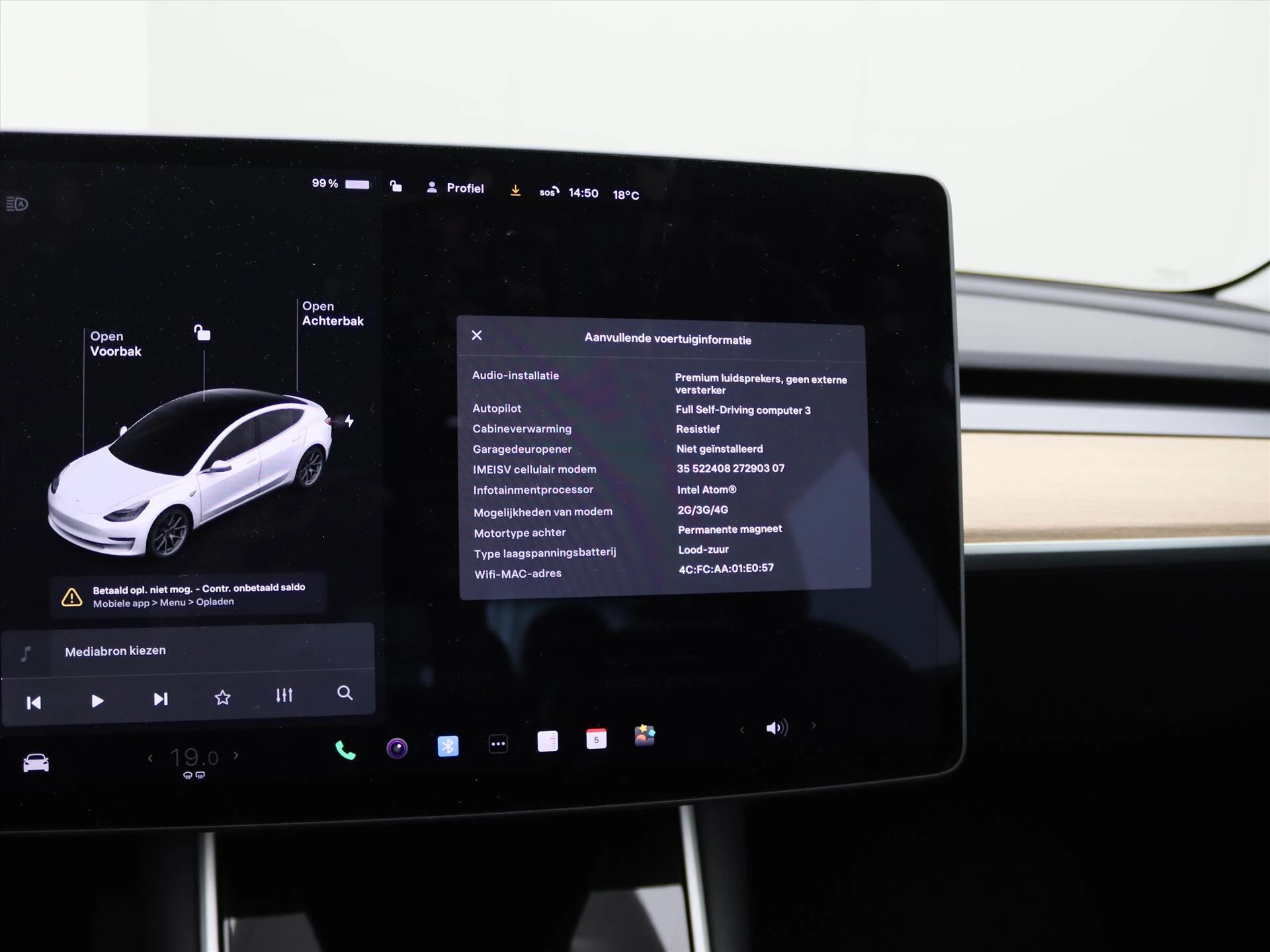 Hoofdafbeelding Tesla Model 3