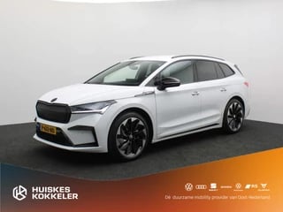 Škoda Enyaq iV 80 Sportline 204pk Automaat Achteruitrijcamera, Navigatie, Adaptive cruise control, LED matrix koplampen, Stuurwiel verwarmd, Airco, DAB, Parkeersensoren, Stoelverwarming