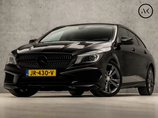Mercedes-Benz CLA Shooting Brake 180 AMG Sport Automaat (GROOT NAVI, CLIMATE, LEDER/ALCANTARA, STOELVERWARMING, SPORTSTOELEN, SFEERVERLICHTING, GETINT GLAS, XENON, CRUISE, NIEUWE APK, NIEUWSTAAT)