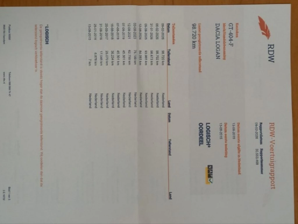 Hoofdafbeelding Dacia Logan