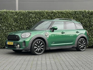 Mini Countryman 2.0 Cooper S E ALL4 Chili, FACELIFT, MINI YOURS, NL AUTO, NAP LOGISCH, PANORAMADAK, LEDER/ALCANTARA, H/K, UNION JACK, MEMORY, CAMERA, LED, PDC, DAB, CLIMATE CONTROL, STOELVERWARMING, ELEKTRISCHE STOELEN/KOFFERKLEP, LICHTMETAAL 18"