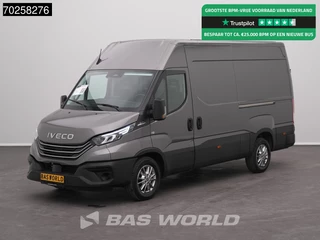 Iveco Daily 35S21 3.0L Automaat 2x Schuifdeur 210PK L2H2 2025-Model 3,5t Trekvermogen ACC LED CarPlay Camera Parkeersensoren Euro6 L2 12m3 Airco
