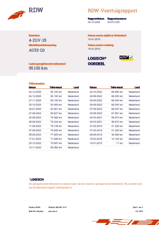 Hoofdafbeelding Audi Q3