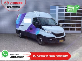 Iveco Daily 35S14V 2.3 L2H2 EXPORT Gev.stoel/ 3.5T trekverm./ 270gr deuren/ Carplay/ Camera/ Climate/ Cruise/ Trekhaak