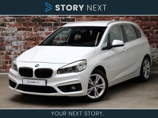 BMW 2 Serie Active Tourer 218i Executive Sport Line Automaat / Navigatie / LED / Trekhaak / Cruise Control / Parkeersensoren / 17 Inch / Multifunctioneel lederen stuurwiel