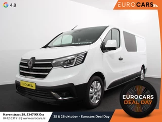 Renault Trafic 2.0 Blue dCi 150 Automaat L2H1 Advance Dubbele cabine Navigatie Airco Lichtmetalen velgen Betimmering Trekhaak Camera Parkeer sensoren Dab