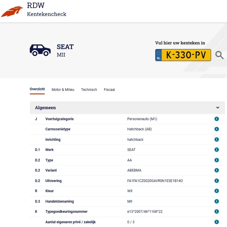 Hoofdafbeelding SEAT Mii