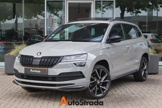 Skoda Karoq 1.5 SportLine TSI ACT 150pk | Camera | Pano | Canton | Trekhaak | Navi | Keyless | Stoel/Stuurverwarming | ACC