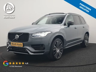 Volvo XC90 T8 Recharge AWD Ultimate Dark LONG RANGE 7 Persoons PHEV 455pk Dealer O.H. | Trekhaak Af Fabriek | Panodak | Head Up | Adaptive Cruise | Harman / Kardon | Lederen Sportstoelen Memory & Verwarmd | 360 Camera | Keyless | Blis | Stuur Verwarmd | 22"L.M | Plug In Hybrid |