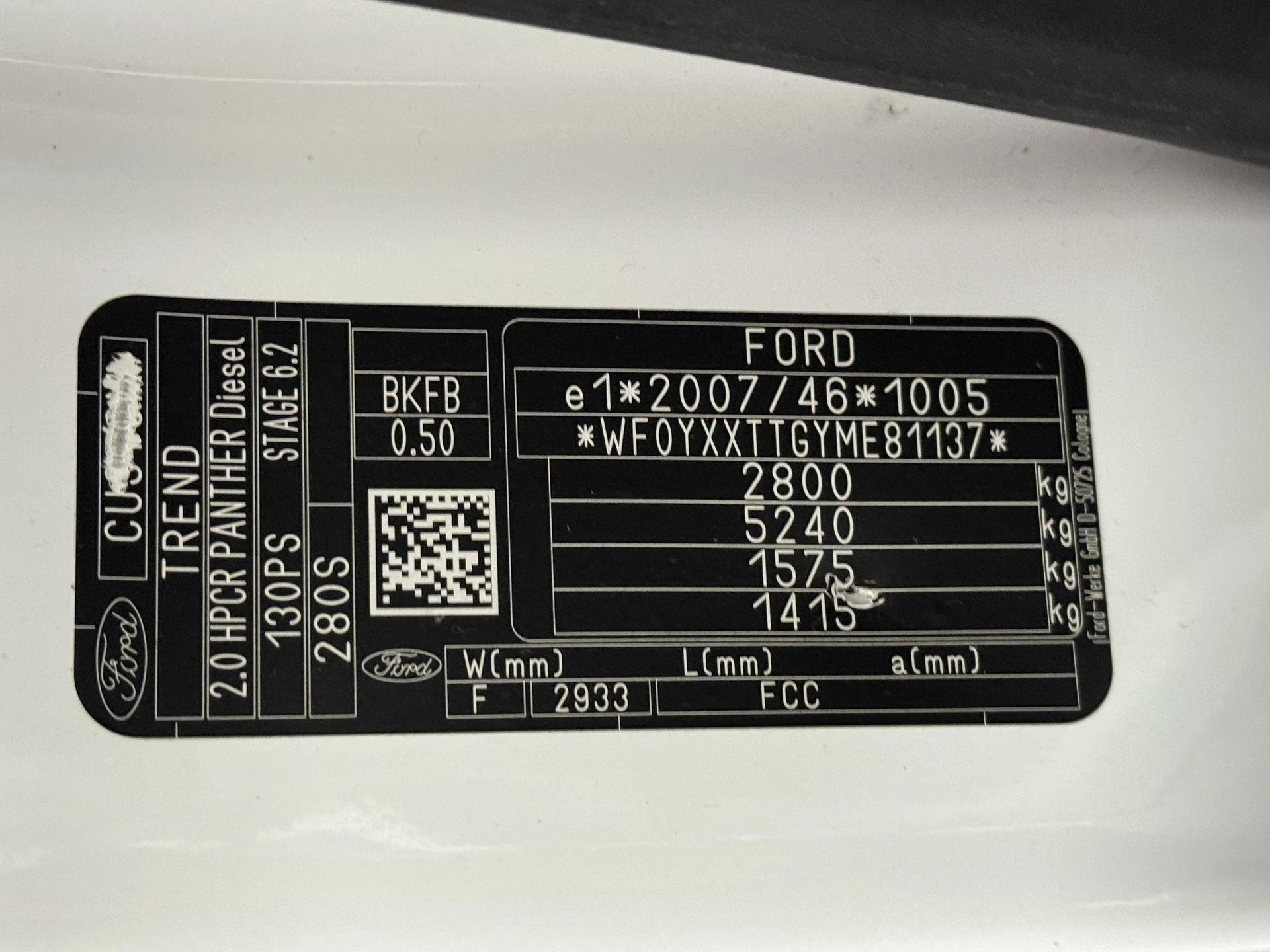 Hoofdafbeelding Ford Transit Custom