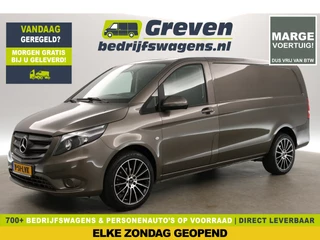 Mercedes-Benz Vito 114 CDI Lang | MARGE! | Airco | Cruise | Trekhaak | 3 Persoons | Achterklep | 19"LMV