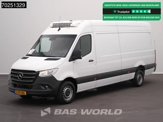 Mercedes Sprinter 317 CDI BPM VRIJ! Koelwagen L3H2 Thermo King V-200 MAX 230V Stekker Trekhaak Airco Cruise Camera Koeler Koel Kühlwagen 12m3 Airco Trekhaak Cruise control