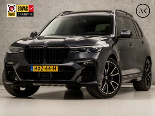Hoofdafbeelding BMW X7 BMW X7 xDrive40i M Sport High Executive 7 Persoons 340Pk Automaat (SKYLOUNGE PANORAMADAK, ALCANTARA HEMELBEKLEDING, SOFTCLOSE, LUCHTVERING, LASER KOPLAMPEN, HEAD-UP DISPLAY, 360 CAMERA, HARMAN/KARDON, OFFROAD PAKKET, COMFORT ZETELS, NIEUWSTAA