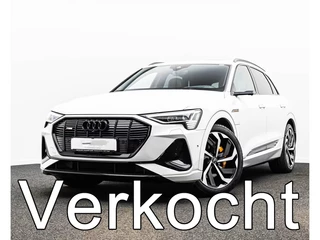 Audi e-tron 55 Quattro S-LINE 95 kWh (300kW/408pk) ** MATRIX, COGNAC LEDER, VIRTUAL SPIEGEL, PANO, HuD, 21-inch LMV ** UNFALLFREI **