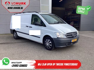 Mercedes-Benz Vito 113 CDI L3 EXPORT 2x Schuifdeur/ Airco/ Camera/ Trekhaak