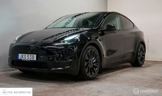 Hoofdafbeelding Tesla Model Y Tesla Model Y Performance AWD 534pk 75 kWh, trekhaak