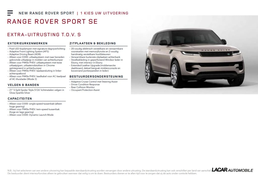 Hoofdafbeelding Land Rover Range Rover Sport