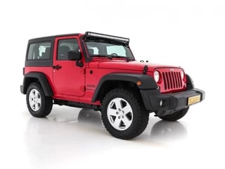 Hoofdafbeelding Jeep Wrangler Jeep Wrangler Unlimited 2.8 CRD ATX 4WD Cabrio Hardtop Sport Euro 6 Aut. *AIRCO | CRUISE | LED-BAR*