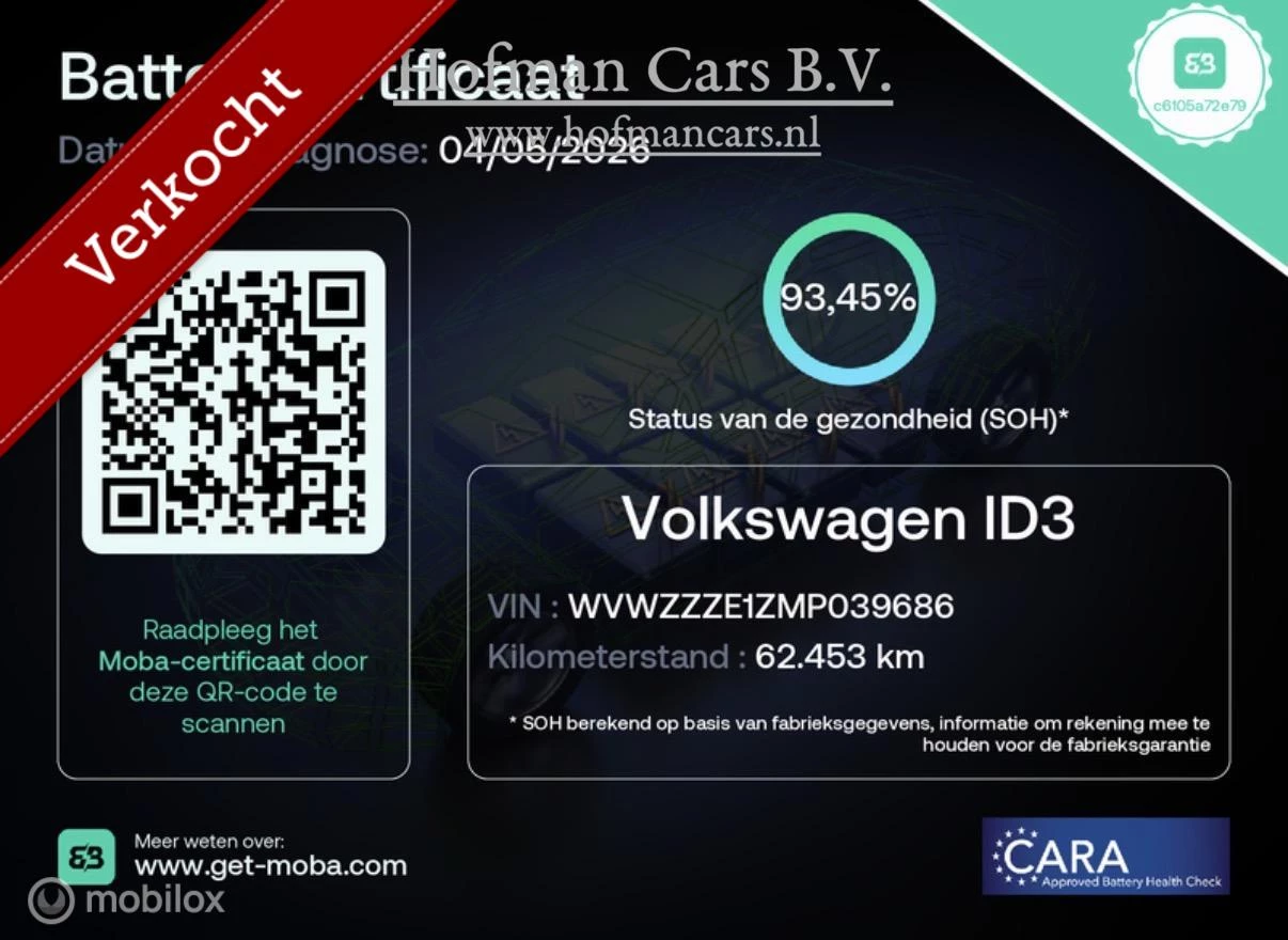 Hoofdafbeelding Volkswagen ID.3