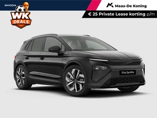 Škoda Elroq Sportline Elektromotor 210 kW / 286 PK SUV Black Magic | Trekhaak wegklapbaar | 3.000,- inruilbonus!!